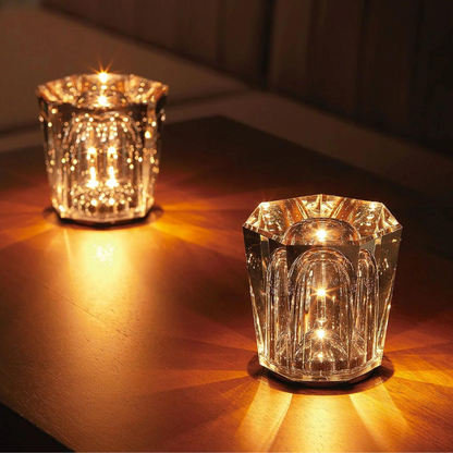 Lampe Gemme en Cristal