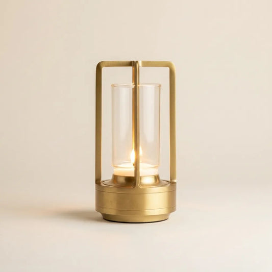 Lanterne Cristal dorée